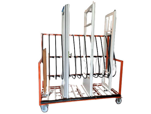 Chariot 950 - Transport et rangement de menuiserie bois avec séparation de la pareclose_0
