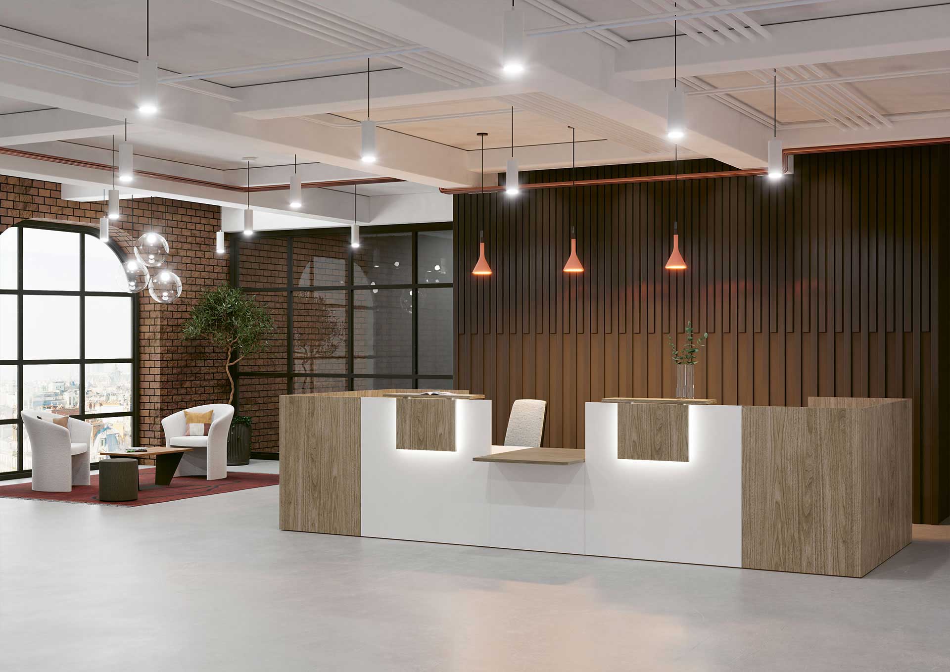 Chauffeuse de bureau élégante et raffinée pour espaces de travail, d'accueil et de détente - BRIDGE_0
