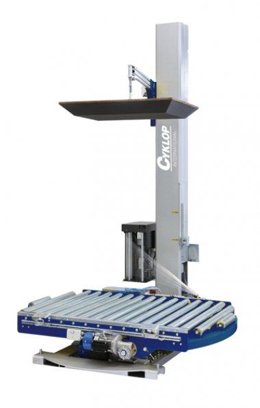 CST 940 - Banderoleuse à plateau tournant - Cyklop Belgium N.V. - Vitesse de banderolage 12 tr/min - Pré-étirement 150% à 250%_0