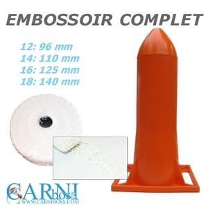 EMBOSSOIR COMPLET 12,14,16,18 MM