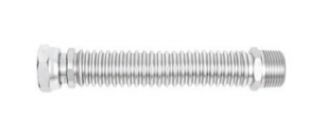 Flexible métallique FE DN10-DN32 - inox ou laiton nickelé - onduleux et étirable jusqu'à 2 fois la longueur_0