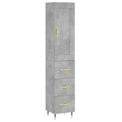 Helloshop26 - Buffet bahut commode armoire meuble de rangement organisateur cuisine salle de séjour salon haut 34,5 x 34 x 180 cm 02_0034426 - 300021_0