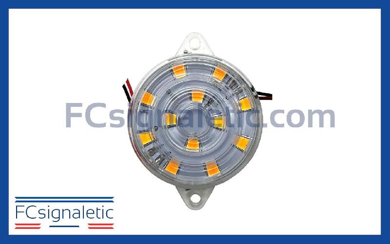 Jeu de 3 plots leds diamètre 60mm 12V pour triflash_0