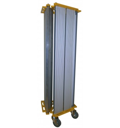 Rampe Roll-Up en aluminium - Largeur 80 cm - Enroulable avec roulettes et grande capacité de charge_0