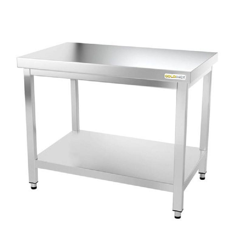 Table de travail en inox 1000 x 700 mm PREMIUM / GOLDINOX - inox 3701770802708_0