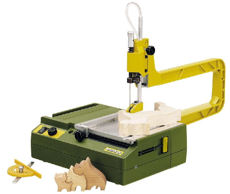 Proxxon 27088 - Scie à chantourner DS 230/E - Vitesse max 2500 tr/min - Couleur Vert et Jaune_0