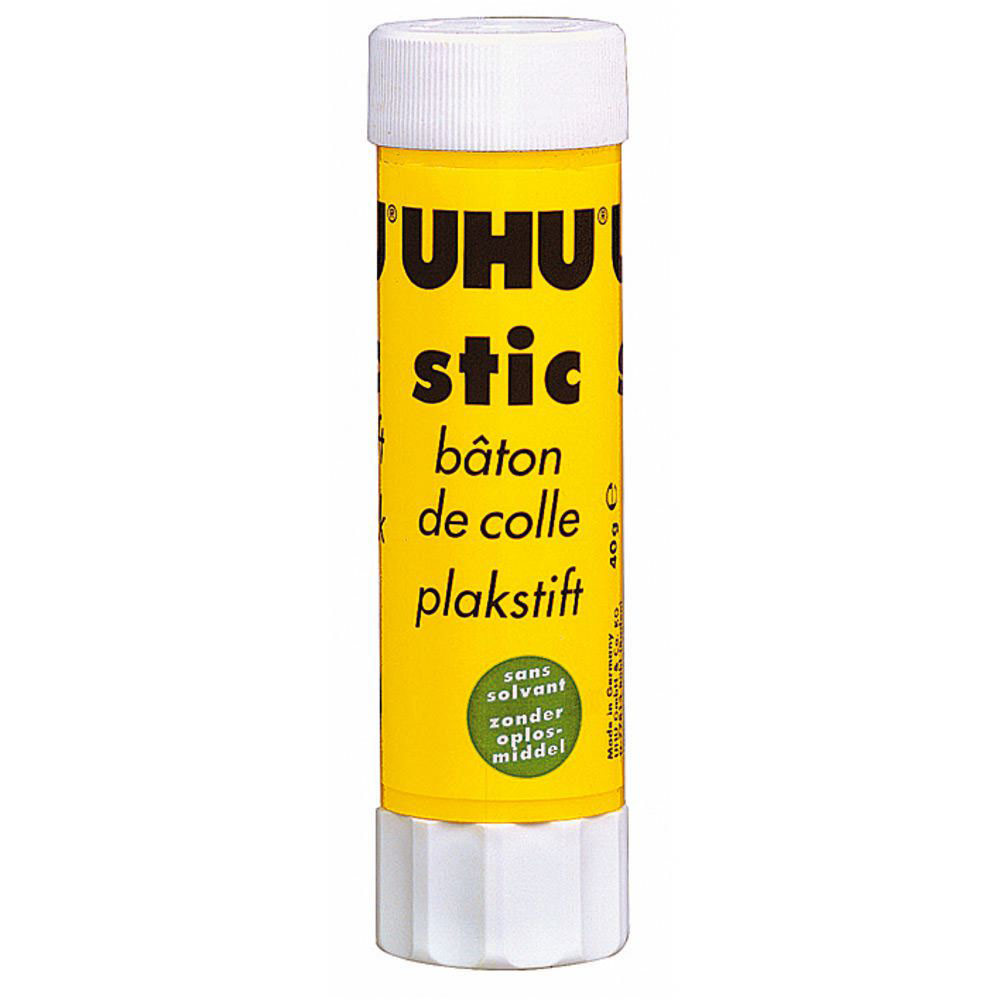 BATON DE COLLE UHU - BLANCHE - 40G - LOT DE 2