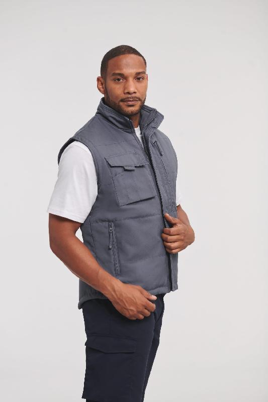Bodywarmer Heavy Duty - Réf: RU014M - Extérieur polyester/coton, Doublure polyester, Protection DuPont Teflon_0