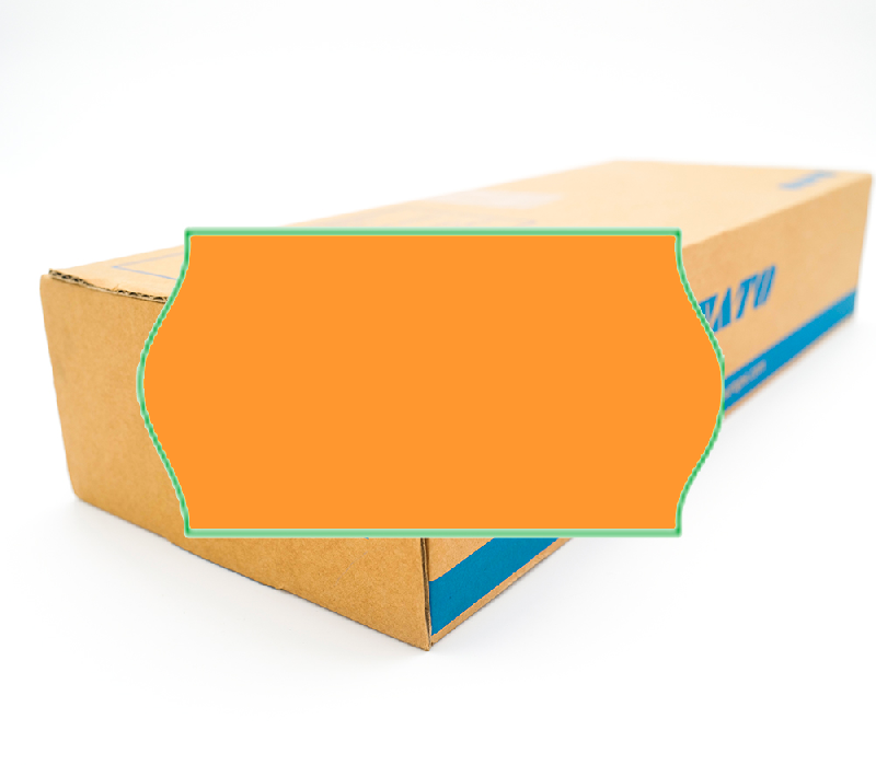 Boite de 75000 etiquettes fluo orange permanent sato kendo 22_0