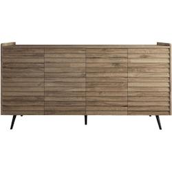 Buffet 4 portes en aggloméré Lance Hanah Home - marron 8684283029532_0