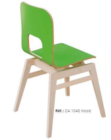 Chaise 1043 wood - assise standard_0