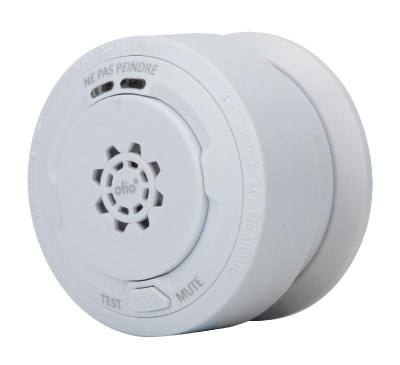 Détecteur de fumée compact - Otio - Autonomie 10 ans - Norme CE - Alarme puissante 85 dB_0