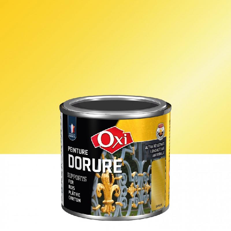Peinture antirouille dorure patinée - Oxytol - or riche 0.125 L - ultra-résistante intérieure & extérieure_0
