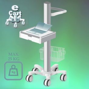 Chariot informatique médical eCart LD 9 - Pré-configuration pour laptop - Ergonoflex - 25 kg_0
