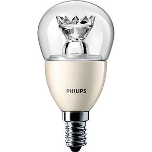 E14 sphérique MASTER LEDluster DT 4W=25W /827 claire 230V dimmable - Philips - lumière chaude et étincelante_0