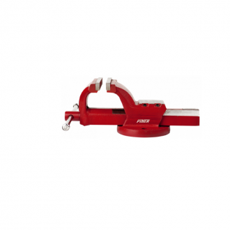 Étau d'établi parallèle - guide carré avec mors pour tubes 125mm - acier forgé - PIH55225_0