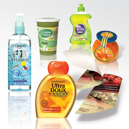 Étiquettes adhésives pour packaging - décor, identification - rouleau, planches ou à l'unité - 1 à 12 couleurs_0
