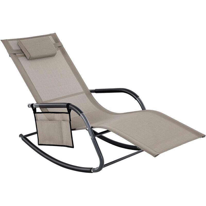 Fauteuil A Bascule Rocking Chair Transat Chaise Longue Bain De Soleil Avec Appui Tete Et Poche Laterale Cadre En Fer Tissu Respirant Confortable Charge 150 Kg Marron Gcb23br Marron Comparer Les Prix Fauteuil A Bascule Rocking Chair Transat Chaise Longue Bain De Soleil Avec Appui Tete Et Poche Laterale Cadre En Fer Tissu Respirant Confortable Charge 150 Kg Marron Gcb23br Marron Comparer Les Prix