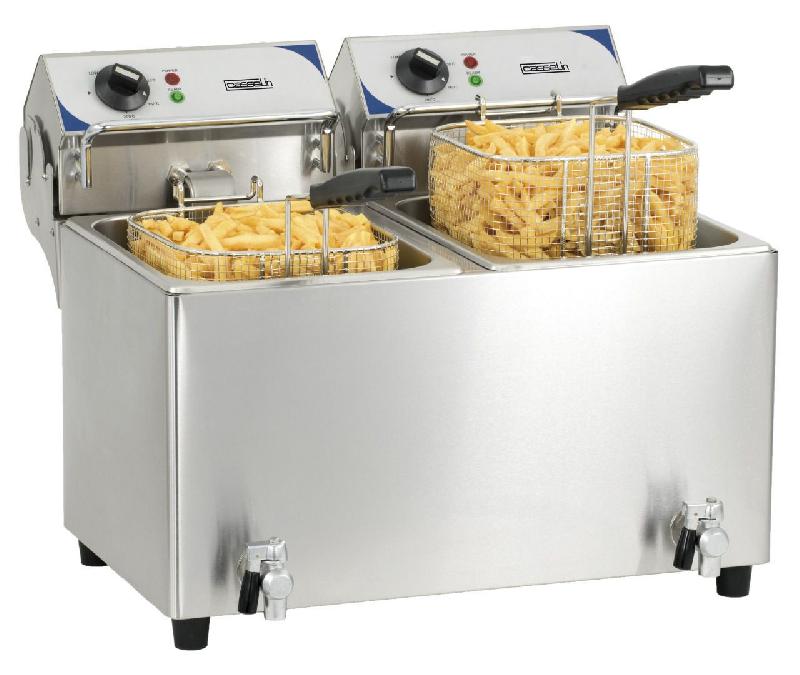 Friteuse 2 x 7L - 230 v - 2 x 2800 w_0