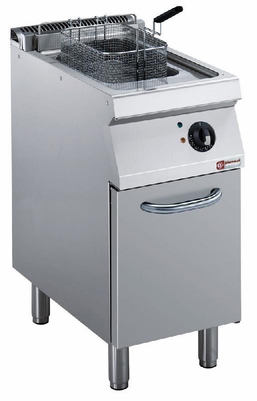 Friteuse professionnelle électrique 14 litres sur armoire - E17/F14A4-N - Acier inox 304 et IPX4_0