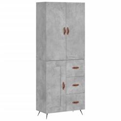 Helloshop26 - Buffet bahut commode armoire meuble de rangement organisateur cuisine salle de séjour salon haut 69,5 x 34 x 180 cm 02_0034650 - 300021_0