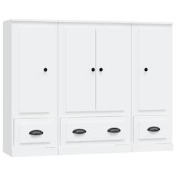 Helloshop26 - Buffet bahut commode armoire meuble de rangement organisateur cuisine salle de séjour salons 3 pcs bois d'ingénierie 02_0037017 - 3000_0
