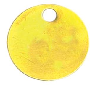 Jeton neutre en laiton - diamètre 30 mm - accessoires de marquage_0