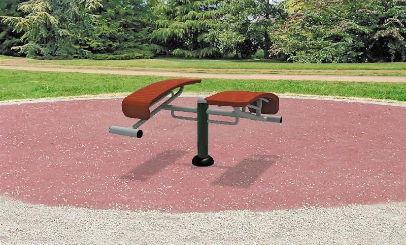 MODULE DE FITNESS EXTÉRIEUR - BANC ABDOS_0