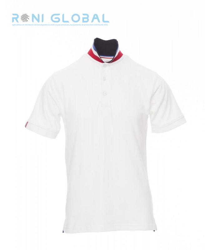 Polo de travail homme à manches courtes en coton - Nation Payper - 100% coton, piquet, 210 g/m²_0