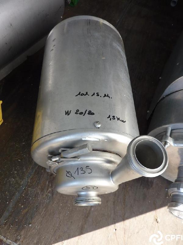 Pompe centrifuge APV-SPX W 20/20 - 1.5 kW - 2860 t/min - Diamètre turbine 135 mm_0