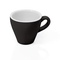 WAS Germany - Espresso Tasse supérieure Italia Black, 0,09 ltr, porcelaine (4998009) - noir porcelaine 4998009/6-S_0