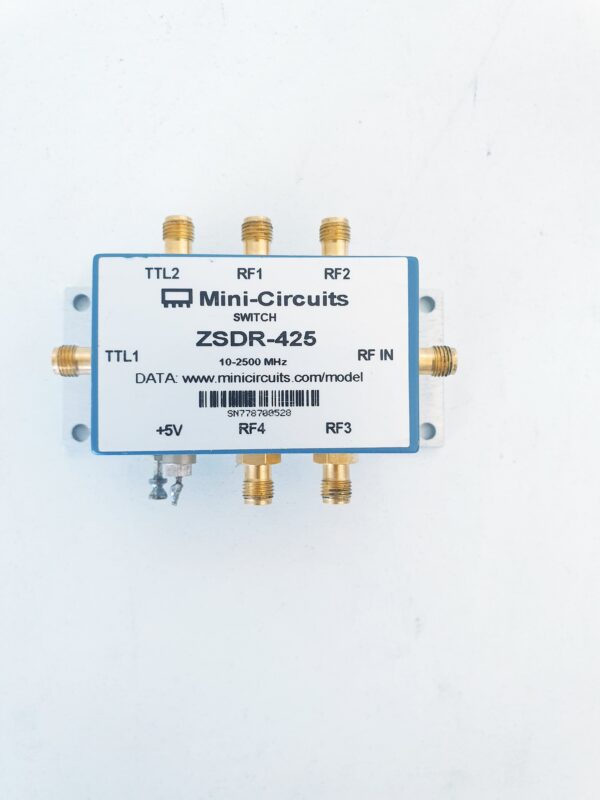 Zsdr-425 - Commutateur Mini-Circuits - 10MHz à 2500MHz - 50 Ohm - Haute isolation 40dB_0
