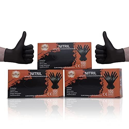 I.L.A. - Lot de 100 gants d'examen en nitrile - Sans latex ni poudre - Haute résistance et confort_0