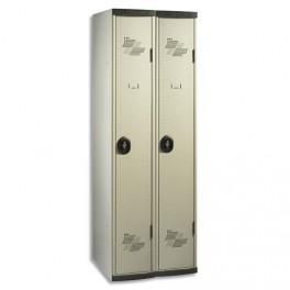 ACIAL VESTIAIRE MONOBLOC GRIS SEAMLINE OPTIMUM INDUSTRIE SALISSANTE 2 CASES