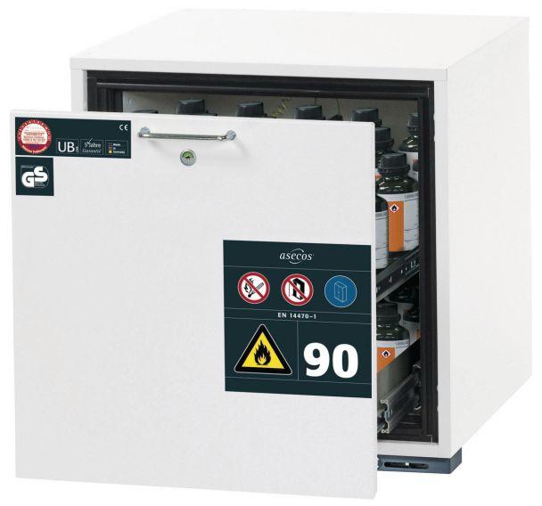 ARMOIRE SÉCURITÉ SOUS PAILLASSE UB-S-90 UB90.060.059.S BLANC - MANUTAN COLLECTIVITÉS