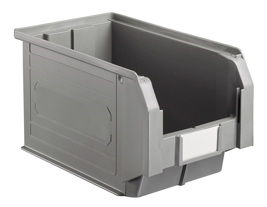 BAC À BEC PLASTIQUE GRIS 12.5 LITRES ECOGREEN