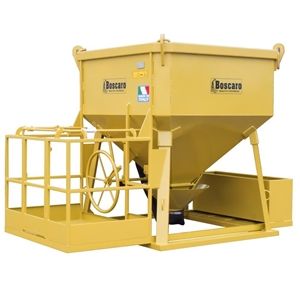 Bce-vp bennes à béton - à tuyau à nacelle avec volant pour ouverture et fermeture en conditions extrêmes_0