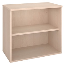 BIBLIOTHÈQUE BASSE H 73 X L 80 CM CHÊNE CLAIR  ARCH