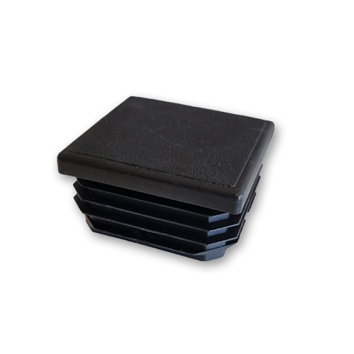 Bouchon plastique noir carré - 120 x 120_0