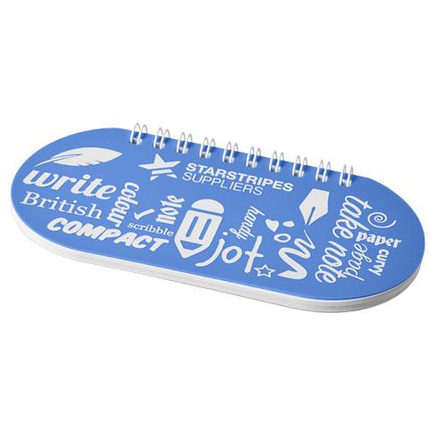 Cahier Capsule 21269020 - 50 feuilles vierges 80g/m² avec couverture en polypropylène personnalisable_0