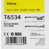 Cartouche d'encre jaune 200ml Epson 4900 - Imprimante photo haute qualité - Référence C13T653400_0