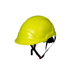 Casque de sécurité non ventilé avec lunettes de sécurité intégrées  PHOENIX PRO ABS jaune T.Unique Coverguard - jaune plastique 5450564057944_0