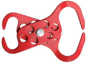 CONDAMNATEUR MULTIPLE DOUBLE MORAILLON, ENSERRAGE 20/31MM, POUR 6 CADENAS MAX. - CATALM2045