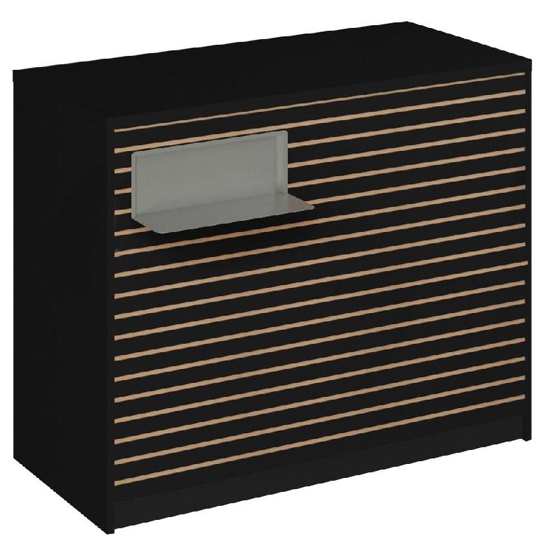 Comptoir Vertigo H T03nat. Spl.Gauche L120cm 2tabl.Couliss.4tab.Amovib-noir_0