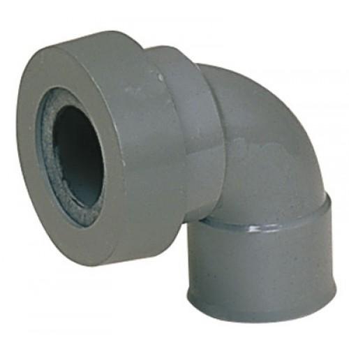 COUDE PVC FEMELLE / FEMELLE À JOINT POUR SORTIE APPAREIL SANITAIRE Ø 32 - PVC - CF88J NICOLL