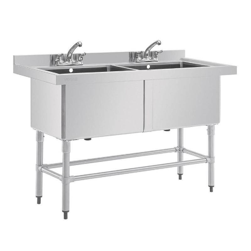 Double évier profond 1410 x 600mm | Vogue - CF406_0