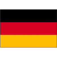 DRAPEAU ALLEMAGNE : DIMENSIONS - 50 X 75 CM