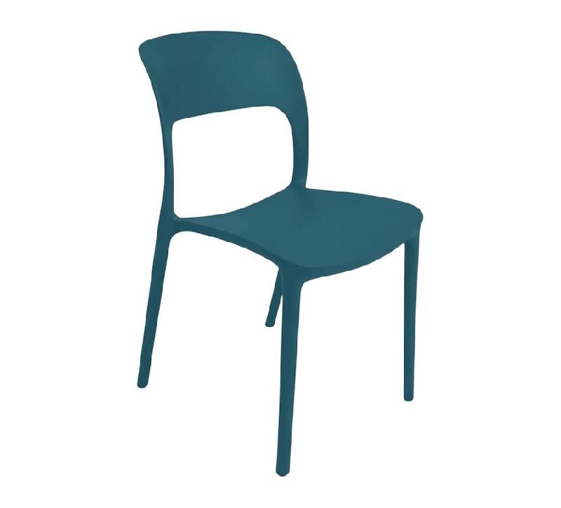 Ensemble de 10 chaises Noemi de Sicignano en polypropylène, 80 x 48 x 42 cm, bleu turquoise - bleu plastique polypropylène 8053632017320_0