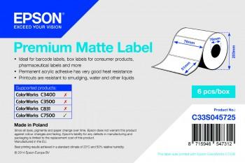 Epson Premium Matte 76mm x 51mm, 2310 Blanc Mat_0