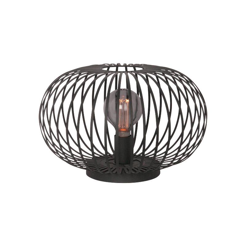 FREELIGHT LAMPE DE TABLE AGLIO, Ø 40 CM, NOIR, MÉTAL